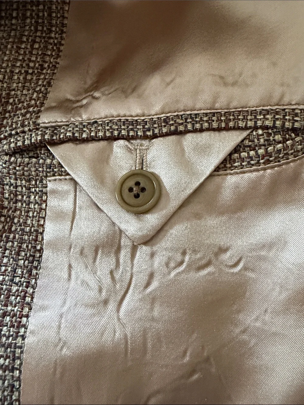 The Territory Ahead Men's Taupe Tweed Sport Coat Size 40 R